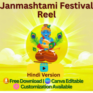 Janmashtami Festival Reel-Hindi Version