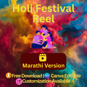 Holi Festival Reel-Marathi Version