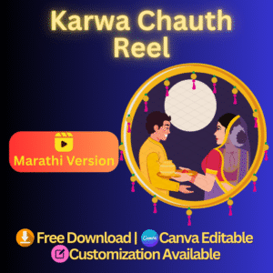 Karwa Chauth Festival Reel-Marathi Version